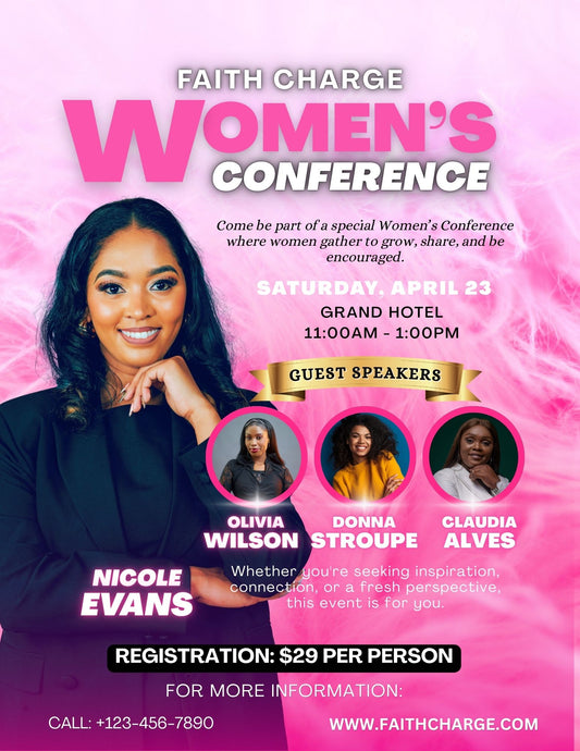 Women's Faith Charge Conference Flyer