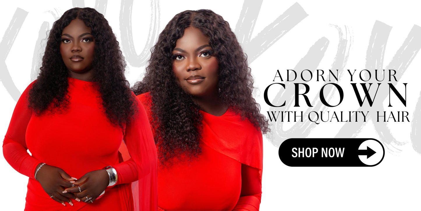 Hair Extension Website Banners
