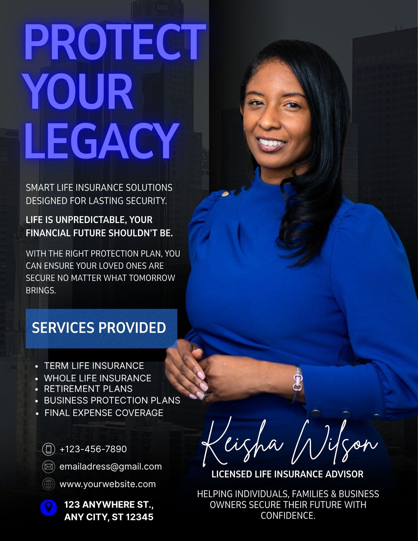 Life Insurance Agent Flyer