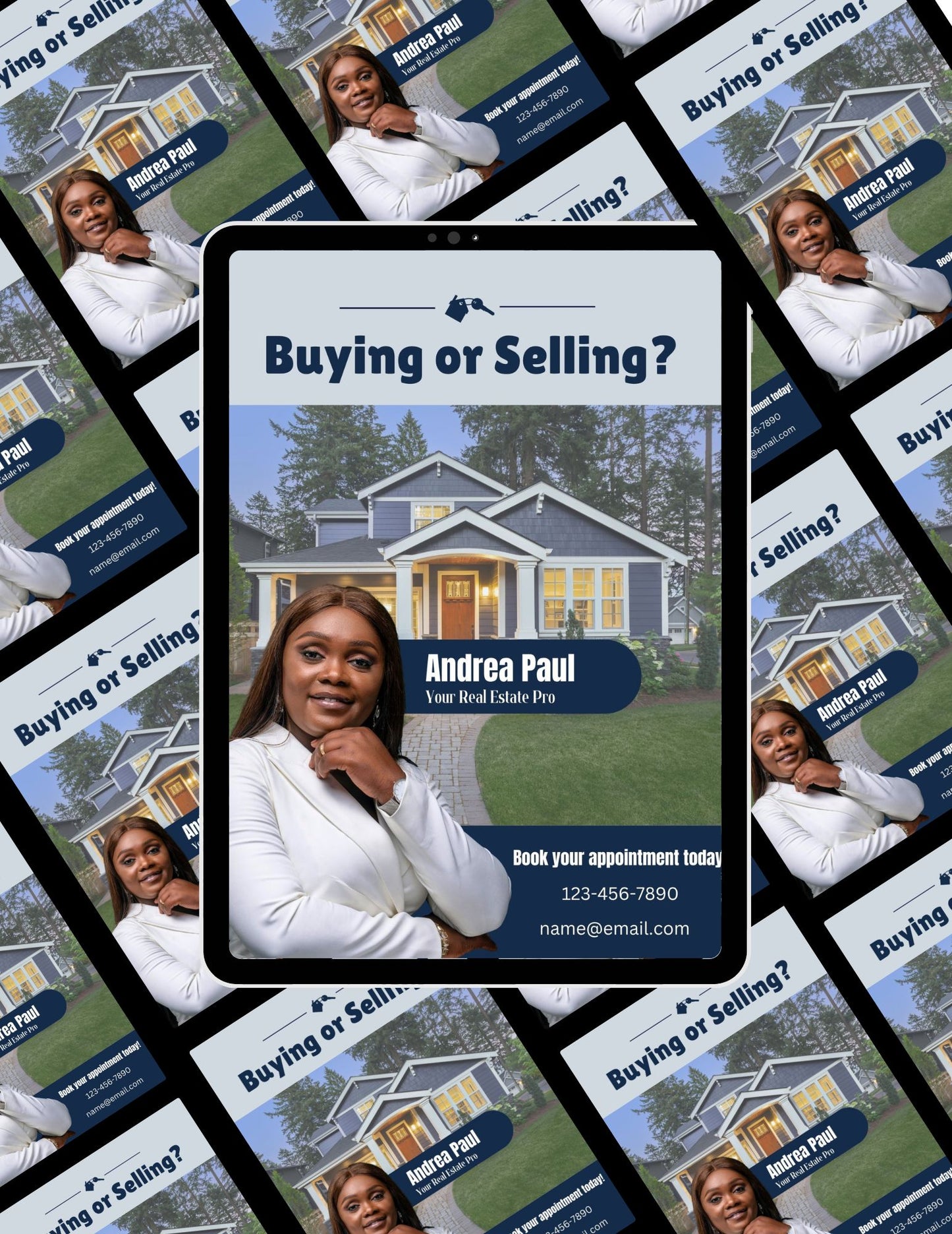 Buying of Selling Real Estate Agent Flyer